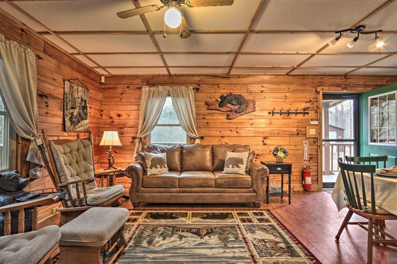 Smoky Mountain Cozy Cove Cabin Deck And Fire Pit! Cosby Exterior photo